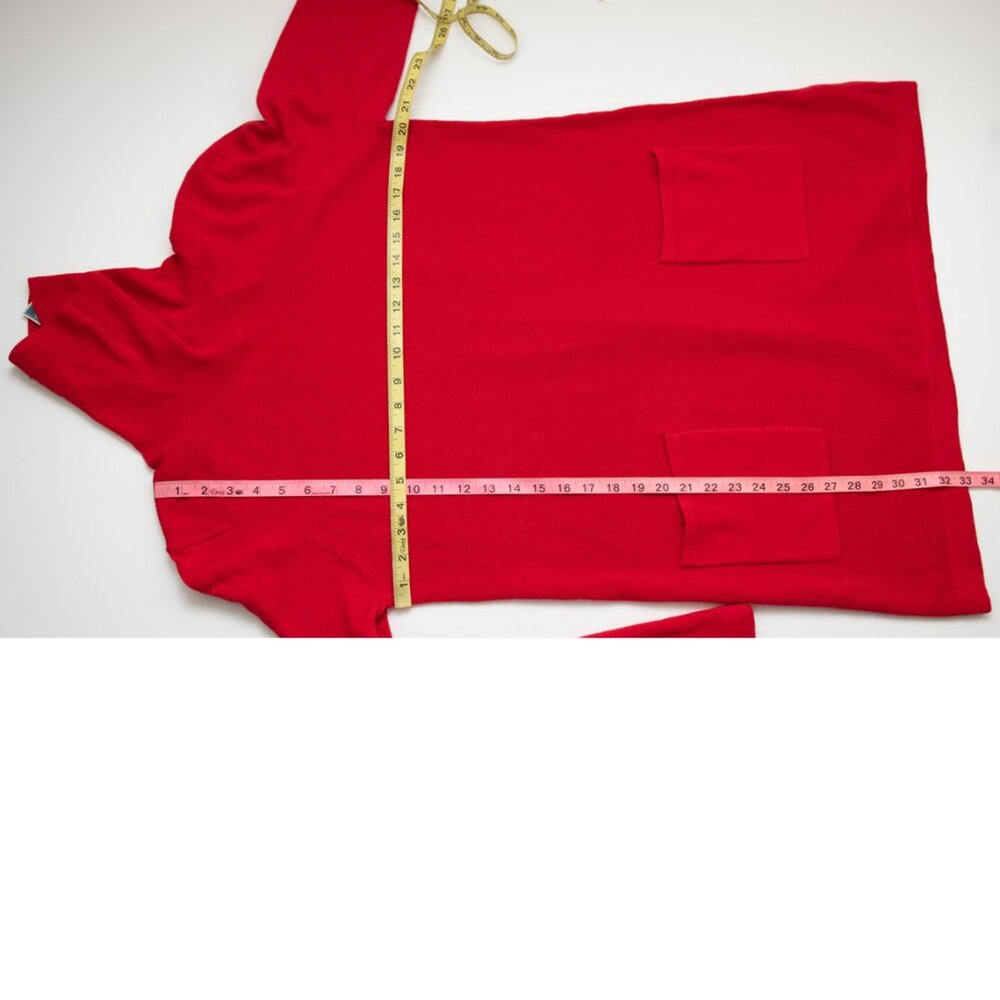 Joules Ansley Sweater Dress Tunic Shift Roll Neck Knit Red Size 12 New - Picture 6 of 6